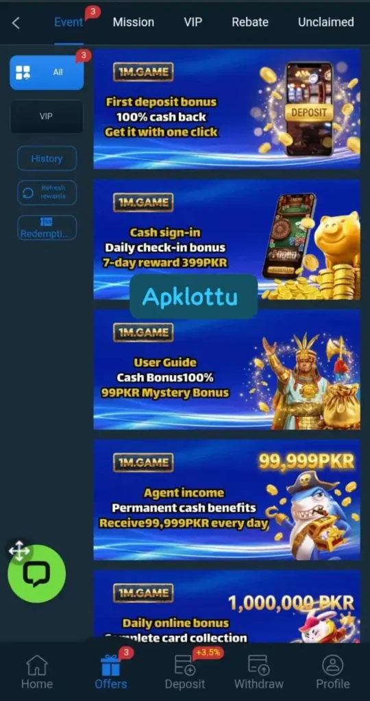 1M game the latest earning platform in Pakistan earn real money for free