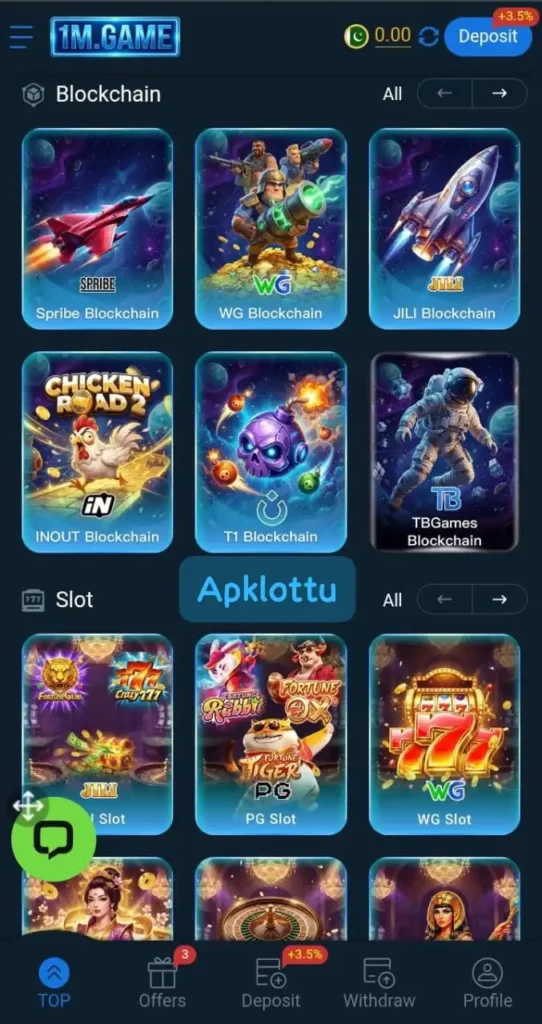 1M game APK for free 