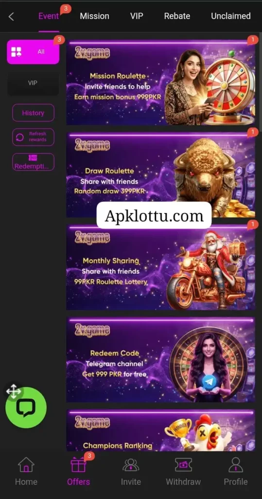  2V Game APK for a free real earning platform in 2026